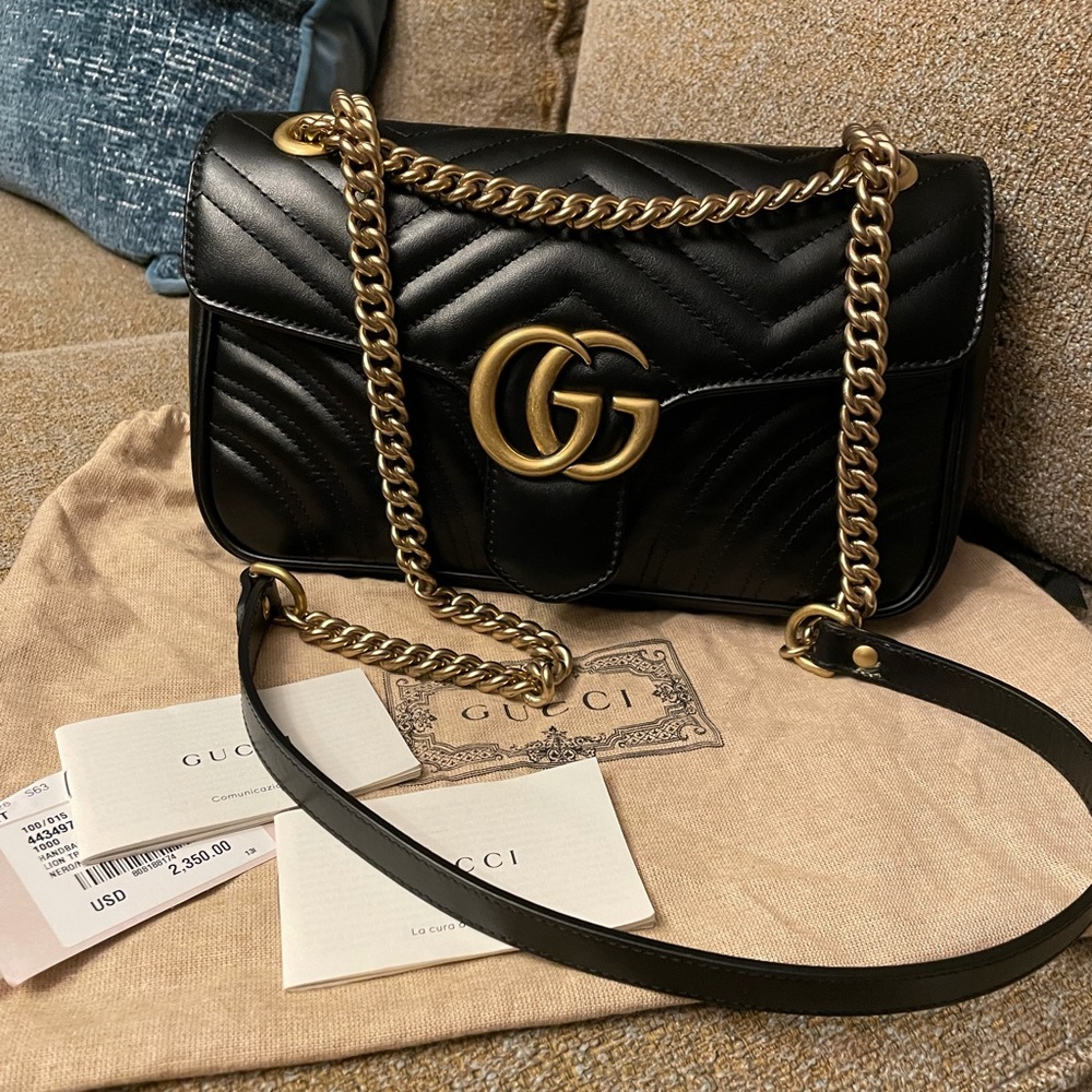 Gucci marmont small bag matelasse